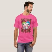 Weide Bedtime Süße Tier Kuh Bauer 1 T-Shirt (Vorne ganz)