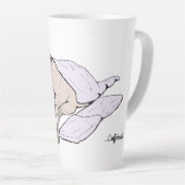 Weide Bettzeit Kaffeiniere Latte Tasse (Rechte Ecke)