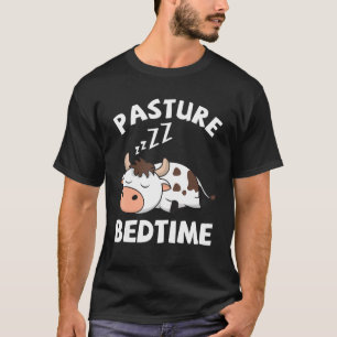 Weide Bettzeit Kühe Liebhaber Lustige Rinder Bauer T-Shirt