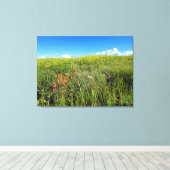 Weide im Sommer1 Leinwanddruck (Insitu (Holzboden))