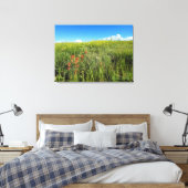 Weide im Sommer1 Leinwanddruck (Insitu (Schlafzimmer))