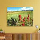 Weide im Sommer2 Leinwanddruck (Insitu (Wohnzimmer))