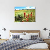 Weide im Sommer2 Leinwanddruck (Insitu (Schlafzimmer))