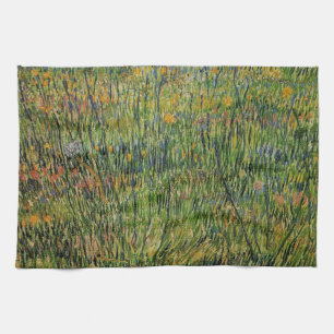 Weide in Bloom von Vincent van Gogh Geschirrtuch