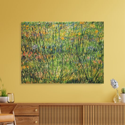 Weide in Bloom von Vincent van Gogh Leinwanddruck (Insitu (Wohnzimmer))
