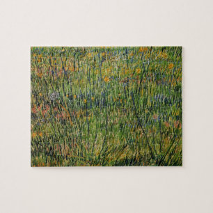 Weide in Bloom von Vincent van Gogh Puzzle