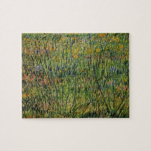 Weide in Bloom von Vincent van Gogh Puzzle (Horizontal)
