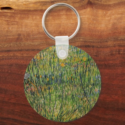 Weide in Bloom von Vincent van Gogh Schlüsselanhänger (Vorderseite)