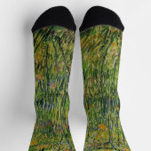 Weide in Bloom von Vincent van Gogh Socken (Oben)