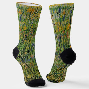 Weide in Bloom von Vincent van Gogh Socken