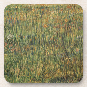 Weide in Bloom von Vincent van Gogh, Vintage Kunst Untersetzer