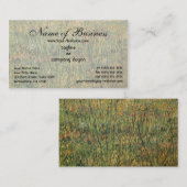 Weide in Bloom von Vincent van Gogh Visitenkarte (Vorne/Hinten)