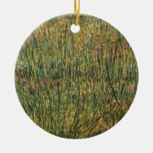 Weide in Blüten by Vincent van Gogh, Vintage Kunst Keramikornament