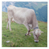 Weide in den Alpen Keramik Fliesen (Vorderseite)