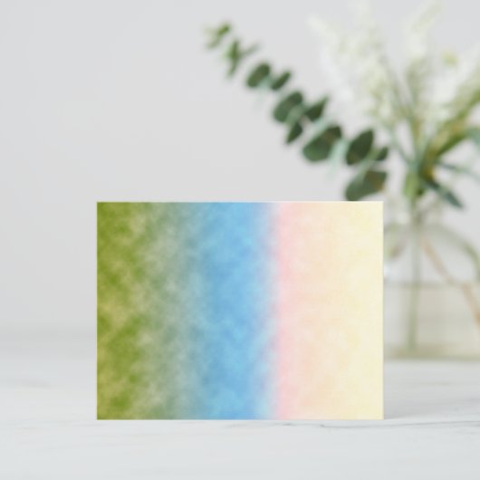 Weide Licht Postkarte (Stehend Vorderseite)