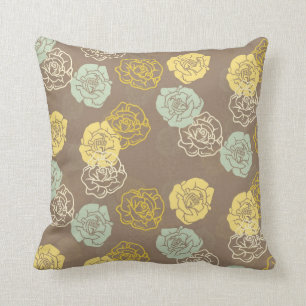 Weide mit Blumen Kissen