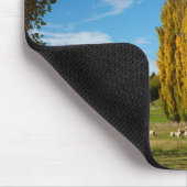 Weide mit Schafen Mousepad (Ecke)