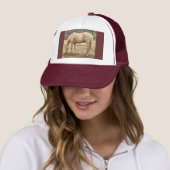 Weide Palomino Pferd Truckerkappe (Beispiel)