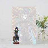 "Weide" Steampunk Zirkus-Fee-Briefpapier Briefpapier (Stehend Vorderseite)