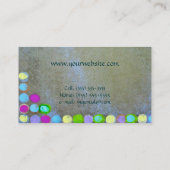 Weide u. Fingerabdrücke Visitenkarte (Rückseite)