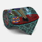 "Weide" viktorianische Steampunk Krawatte (Gerollt)