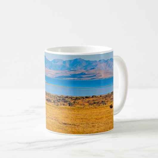 Weidebuffet, großer Salzsee, Utah Kaffeetasse (VorderseiteRechts)