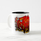 WeideCustom Zweifarbige Tasse (Vorderseite Links)