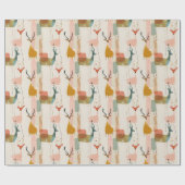 Weidehirsche Geschenkpapier (Flach)