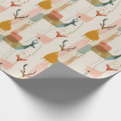 Weidehirsche Geschenkpapier (Ecke)