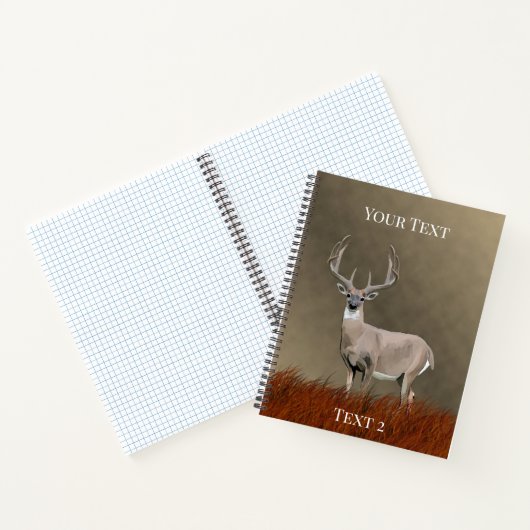 Weidehirsche Notizblock (Innenseite)