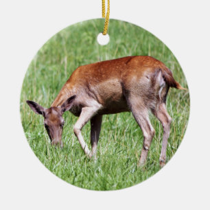 Weidehirse Keramik Ornament