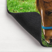 Weidekastanie mit Streifen Mousepad (Ecke)