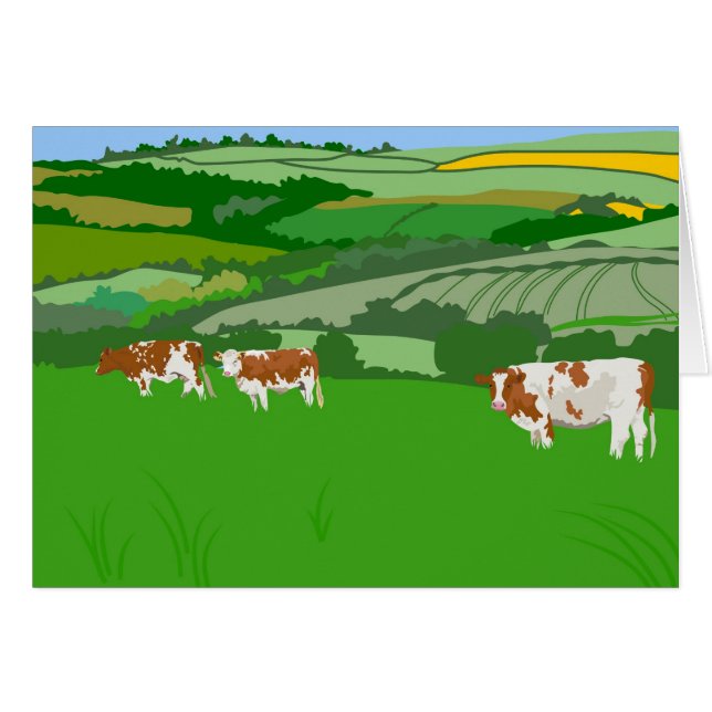 Weidekühe (Vorderseite (Horizontal))