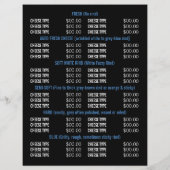 Weidekühe, Käsemongerwerbung Flyer (Hinten)