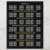 Weidekühe, Käsemongerwerbung Flyer (Hinten)