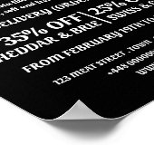 Weidekühe, Käsemongerwerbung Poster (Ecke)