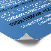 Weidekühe, Käsemongerwerbung Poster (Ecke)