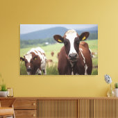 Weidekühe Leinwanddruck (Insitu (Wohnzimmer))