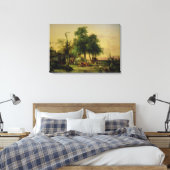 Weideland Leinwanddruck (Insitu (Schlafzimmer))