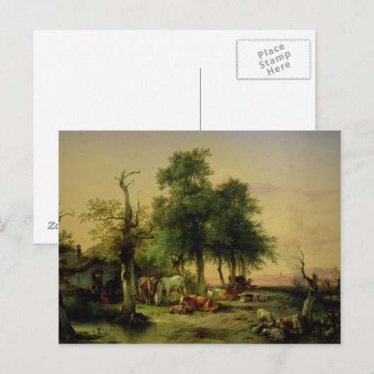 Weideland Postkarte (Vorne/Hinten)