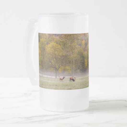 Weideleich Couple Mattierte Bier Tasse (Vorderseite Links)