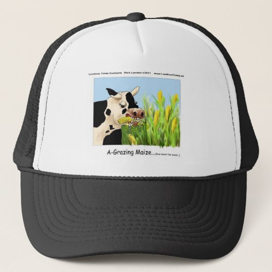 Weidemais (Funny Cow Gifts Cards T-Shirts etc.) Truckerkappe (Vorderseite)