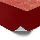 Weiden auf den Feldern - Poster (Ecke)