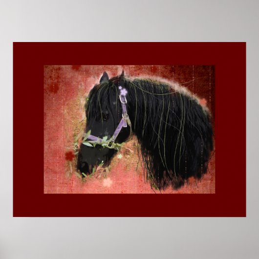 Weiden auf den Feldern - Poster (Vorne)