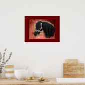 Weiden auf den Feldern - Poster (Küche)