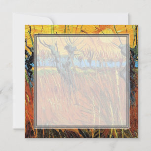 Weiden bei Sonnenuntergang von Vincent van Gogh.