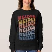 Weiden City Groovy Retro Sweatshirt (Vorderseite)