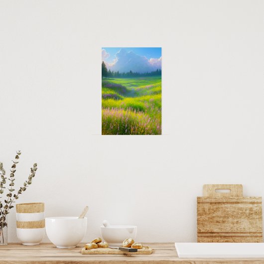 Weiden flüstern poster (Küche)