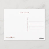 Weiden in den Feldern - Postkarte (Rückseite)
