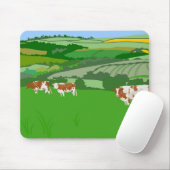 Weiden lassen der Kühe Mousepad (Mit Mouse)